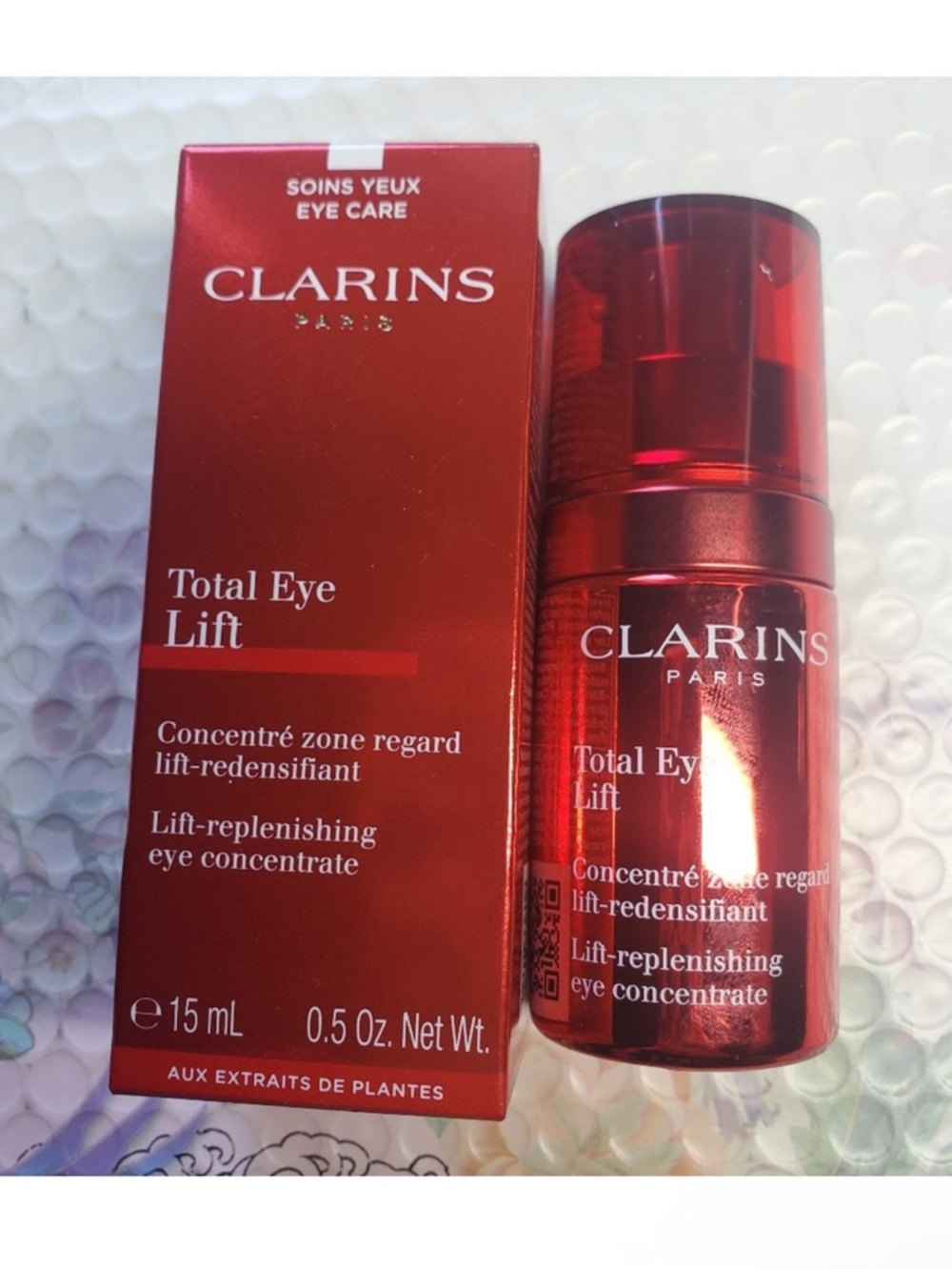 Clarins Total Eye Lift Lift-Replenishing Eye Concentrate 15 ml NEW
